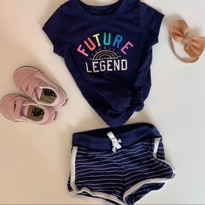 Cat & Jack ‘FUTURE LEGEND’ tee & short set | 18mo